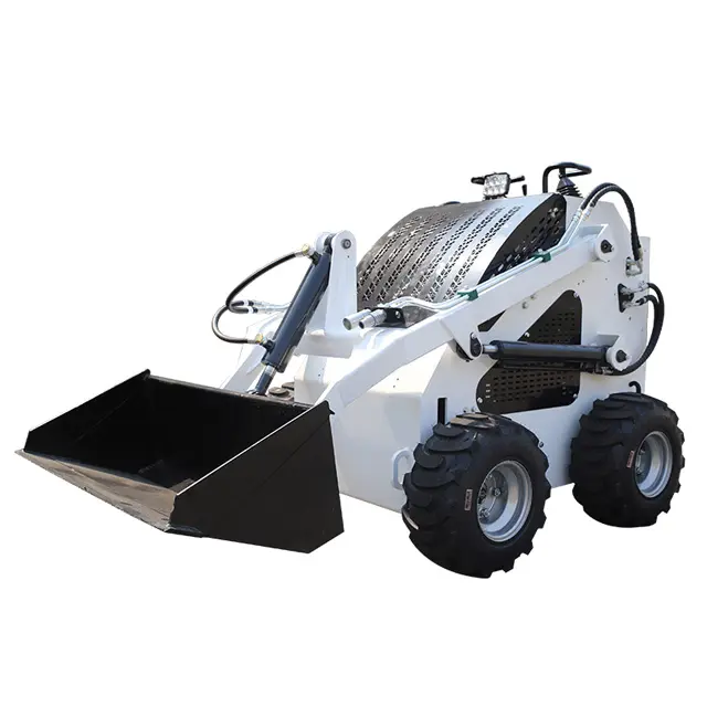 Spedizione gratuita cinese produttore mini skid steer loader EPA Euro5 motore cinese cingolato Mini Skid Steer Loader per la vendita