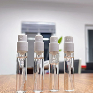 空1.5毫升2毫升2.5毫升透明迷你雾化器雾小瓶样品喷雾玻璃香水瓶小瓶1.5毫升香水喷雾玻璃小瓶