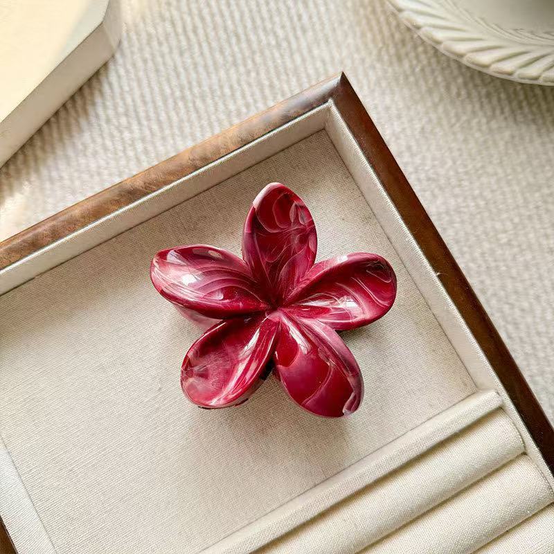 Plumeria 8cm - Wine Red