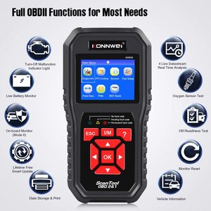KONNWEI-herramienta Universal de escaneo de coche KW850, lector de códigos de error automático, herramienta de escaneo con preparación I/M, OBD2 - Product Image 4