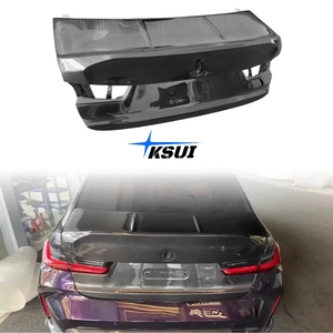 BMW G80M3 için CSL tarzı 3K karbon Fiber bagaj yüksek kaliteli bagaj kapağı modifikasyonu G82M4 yedek arka gövde - Product Image 1