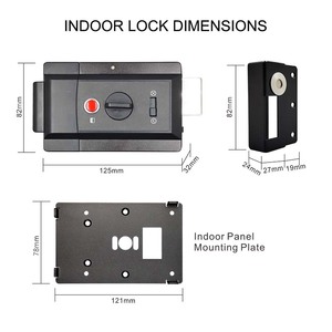 NFC codice serratura porta tastiera ingresso chiave digitale serratura porta ricaricabile facile installazione Smart Lock