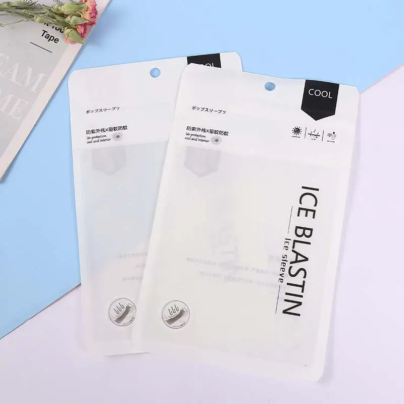 Custom Printing Heat Seal Plastic Mylar White Smell Proof Zipper Packaging High Quality Transparency Window Small Tool Bag