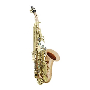 Fosfor bakır eğrisi çan ile SEASOUND OEM profesyonel Soprano saksafon JYSS100PC üreten BB ton - Product Image 1