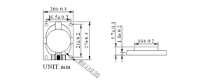 Professional audio speaker 20x27mm mini speaker <strong>component</strong> 8 ohm 1.5 watt speaker - Product Image 4