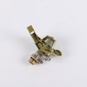 360度旋转1/2 “3/4” 男性冲击灌溉洒水器，具有尖峰可调角度振荡浇水功能 - Product Image 3