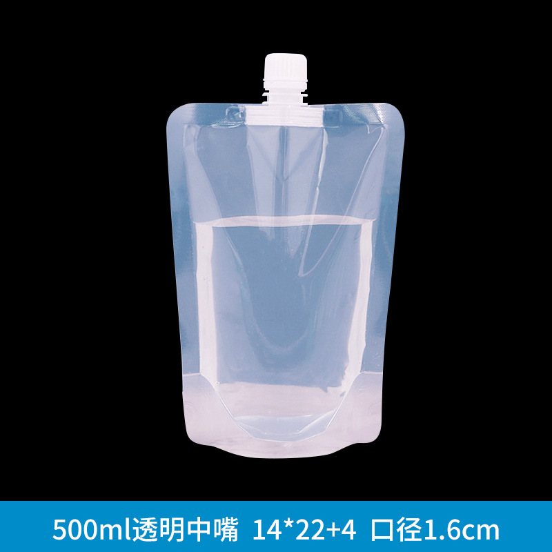 500ml bouche transparente 16mm