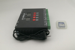 LED Pixel Light Controller SD-Karte Pixel Controller AC220V Eingang für WS2801 WS2811 WS2812B LED Load 4096 Pixel