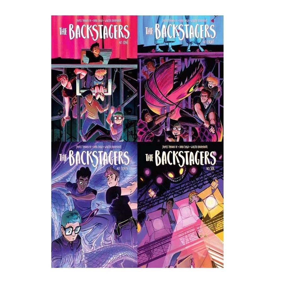 The backstagers 10 volumes colored dowling paper