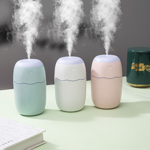 批发时尚USB白色迷你空气冷却器风扇创新ABS + PP芳香释放冷雾加湿器汽车用5v英语