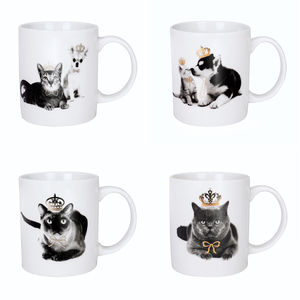 Sáng Tạo 11Oz Gốm Trắng Biểu Tượng Tùy Chỉnh Cà Phê Trà Sữa Dễ Thương Anime Cat Mug - Product Image 2