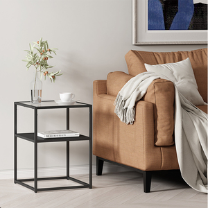 Modern <strong>Nesting</strong> Coffee <strong>Table</strong> Set Small square Metal Side <strong>End</strong> Coffee <strong>Table</strong> for Living Room Furniture - Product Image 6