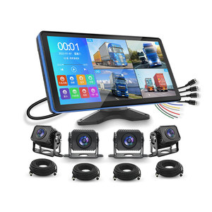 4CH 1080p/720p Split Display 10.36-inch 2.5D <strong>HD</strong> IPS Touch Screen MDVR Monitor 2IN1 Kit Remote Vehicle Backup Monitor Mdvr Kit - Product Image 1
