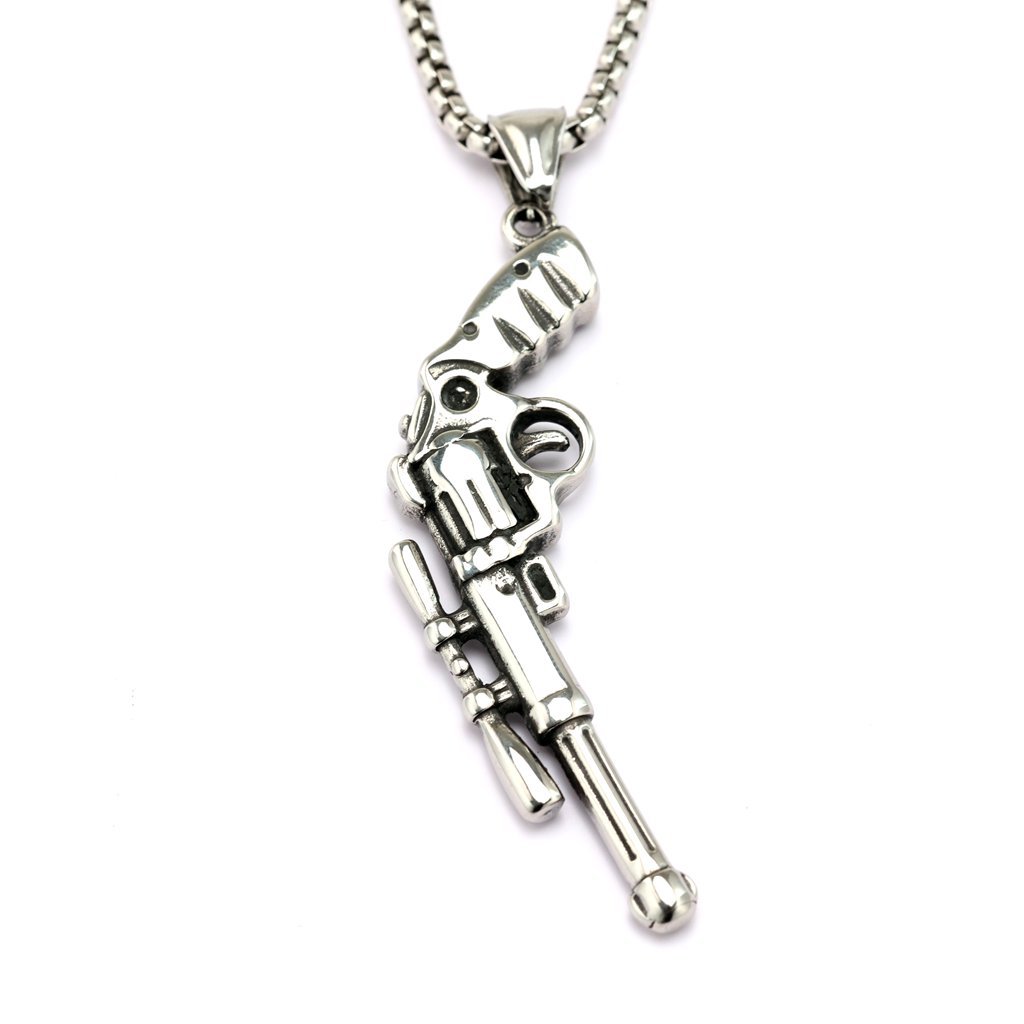 05511 Steel-colored Sniper Pistol - Single Pendant
