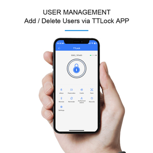 Bluetooth & WIFI TTlock Mechanische Tastatur Zugangs kontrolle Wasserdichte Tür steuerung APP Fernbedienung RFID-Kartenleser - Product Image 5