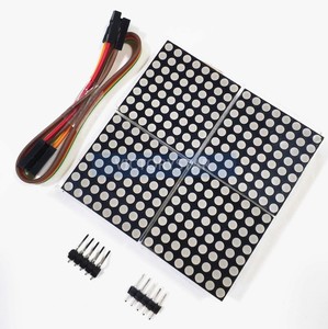 MAX7219 dot matrix module <strong>4</strong> dot matrix 2 * 2 display screen module microcontroller controlMAX7219 is an integrated serial <strong>input</strong>/ - Product Image 1