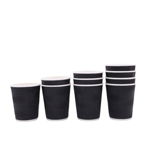 Çevre dostu özelleştirilmiş baskı logosu çift duvar kahve fincanları 4oz 6oz 8oz 12oz 16oz 22oz kağıt kahve bardağı sıcak içecek için - Product Image 4