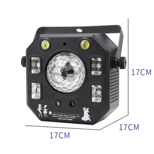 KM-EF11075 LED激光 + Gobo + 频闪 + 魔球4在1效果灯带遥控器的音乐圣诞派对 - Product Image 5