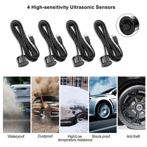 Sensor de aparcamiento automático, Kit de Parktronic con pantalla LED, Radar de aparcamiento automático con 4 sensores, sistema de detección de Monitor de marcha atrás - Product Image 4