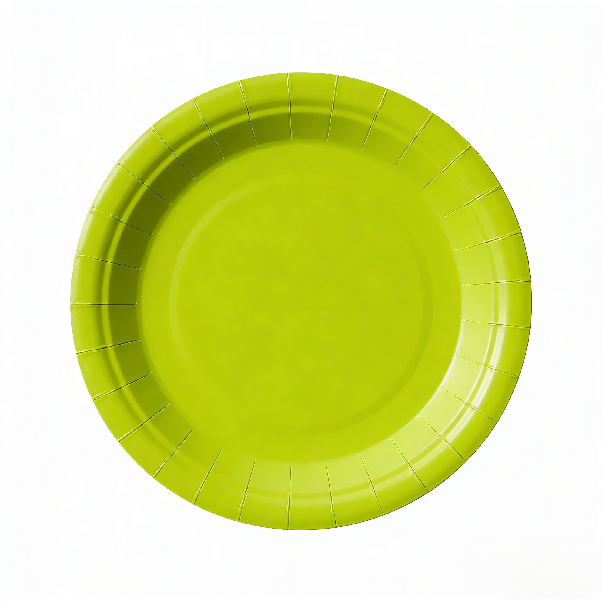 Plato de papel de 9 pulgadas * 10 piezas * Verde