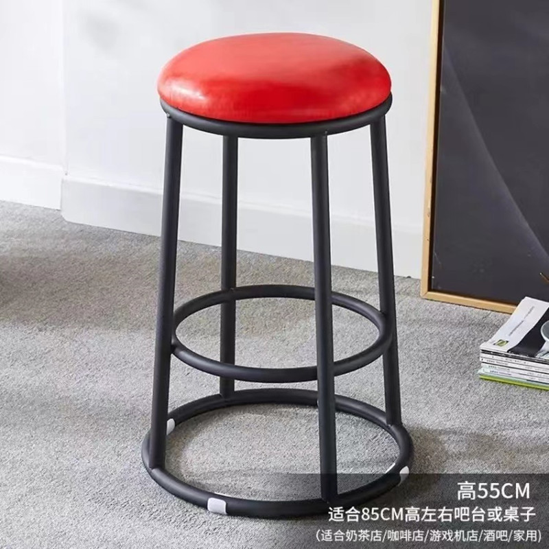 Cadre en acier au carbone noir à tissage uni rouge de 55 cm de hauteur