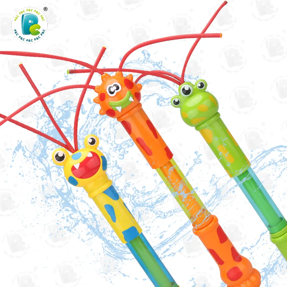 Pistola ad acqua del mostro del giocattolo dell'irrigatore dell'acqua del giocattolo di estate dei bambini con i tubi flessibili invia l'acqua in tutte le direzioni