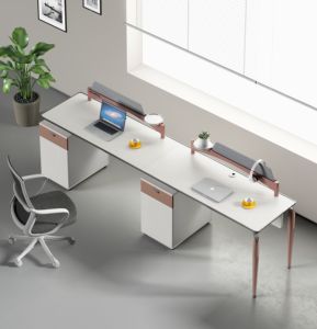Escritorios modernos para estación de trabajo, mesa de oficina, escritorio de oficina Modular Simple de madera, mesa de ordenador con estantes de almacenamiento - Product Image 4