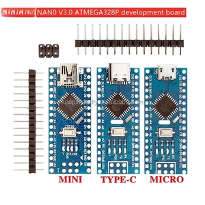 Hochwertiger Mini/Typ C/Micro USB für Nano 3.0 ATmega328 Controller Board für Arduino Nano V3.0