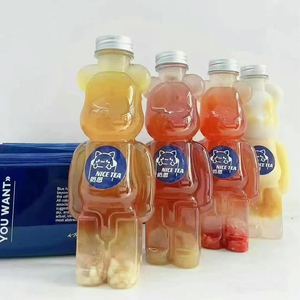 定制熊形容器新400毫升500毫升700毫升聚酯塑料瓶饮料 - Product Image 4