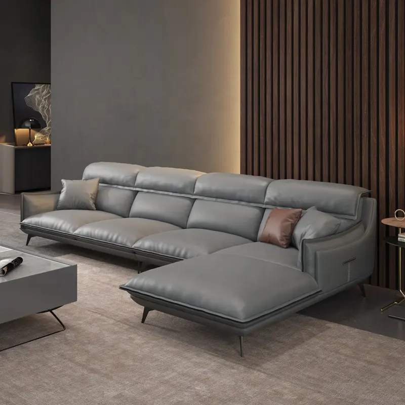 Уникальные современные роскошные секционные диваны в скандинавском стиле для гостиной, простой дизайн, набор диванов L-образной формы, домашняя мебель