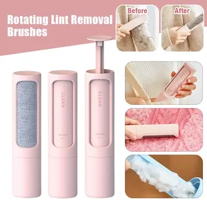 Nhà Máy Bán Buôn Đầy Màu Sắc Pet Tóc <span class=keywords><strong>Lint</strong></span> Con Lăn Tái Sử Dụng Loại Bỏ Bàn Chải Có Thể Giặt Dính Đi Xe Đạp Bàn Chải - Product Image 5