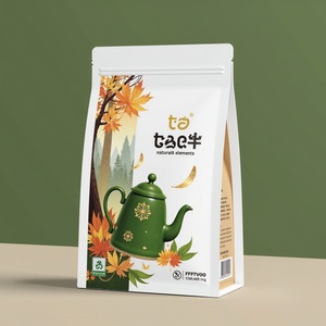 环保定制印花平底侧扣板袋，可重复使用密封拉链低最小起订量 - Product Image 2