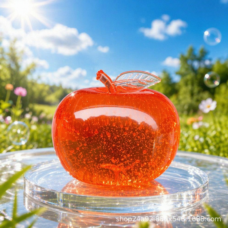 Orange-red apples