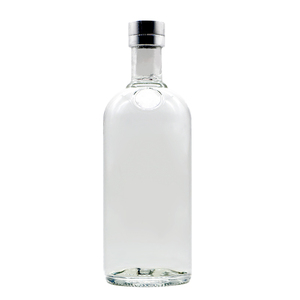 独特设计透明玻璃酒瓶1000毫升龙舌兰酒伏特加威士忌定制螺旋盖薄底包装 - Product Image 1