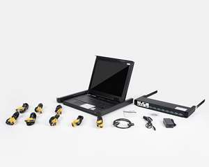 17'' LED IP <strong>KVM</strong> <strong>Switch</strong> 8 Port VGA MT-VIKI IP 1U Rack <strong>KVM</strong> Console Drawer, <strong>LCD</strong> <strong>KVM</strong> <strong>Switch</strong> Over IP - Product Image 4