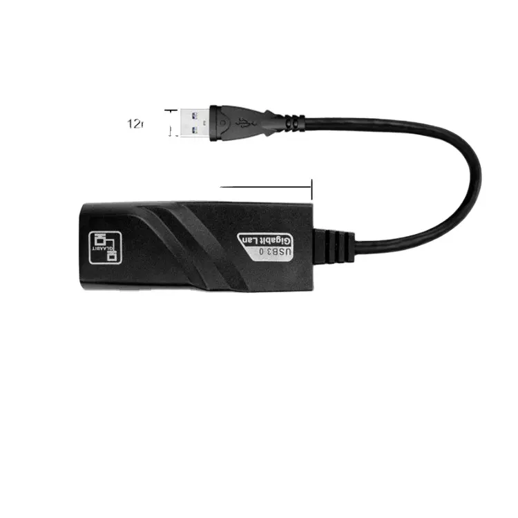 Adaptador LAN de súper velocidad USB 3,0 a RJ45 Gigabit 1000Mbps USB C Ethernet Adaptador USB a RJ45 para escritorio