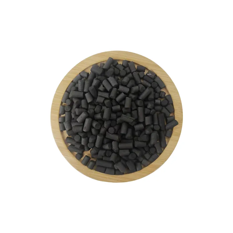 Колончатый активированный уголь на основе угля, произведенный китайской установкой с активированным углем, используется для удаления и очистки воды H2S