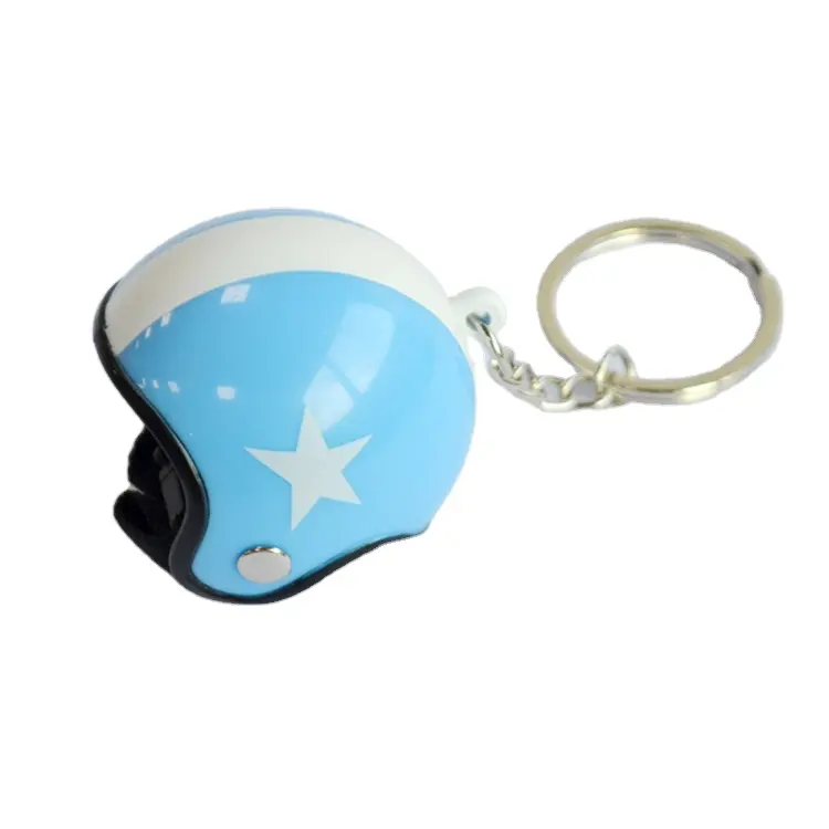 승진 경품 플라스틱 소형 안전 단단한 모자 Keychain, 오토바이 헬멧 열쇠 고리