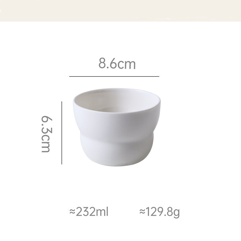 Tasse blanche 232ml