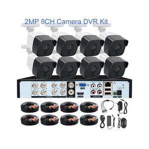 Indoor Outdoor Security <strong>2MP</strong> 8CH 8 Channel Analog CCTV Camera System with DVR <strong>XVR</strong> Recorder Night Vision HDD Data Storage - Product Image 4