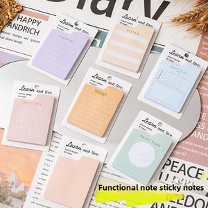 Xách tay đa chức năng kế hoạch tự dính dính ghi chú hàng Ngày Hàng Tuần hàng tháng Memo danh sách tearable và tái sử dụng - Product Image 1