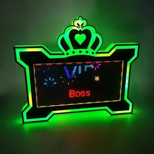Programmabile a Led digitale Vip servizio presentatore APP cartellone per messaggi da te segno di vino porta espositore per Nightclub
