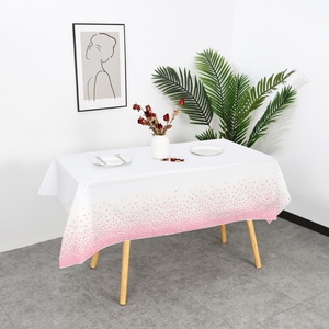 耐用PEVA设计防水耐油桌布防污餐桌垫餐厅家用 - Product Image 1