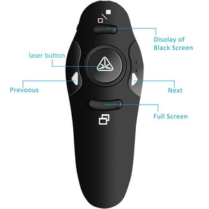 USB Dongle Wireless Presenter-Fernbedienung mit Laserpointer Slide Clicke Wireless Presentation Clicker für PowerPoint-Präsentationen