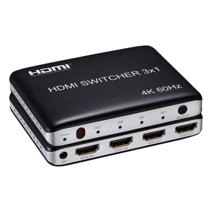 V2.0 3-in-1 IRリモコンスイッチ用プラスチックビデオスプリッタ & コンバータ4K x 2K @ 60Hz HDCP2.2 18Gbps HDR10 - Product Image 3