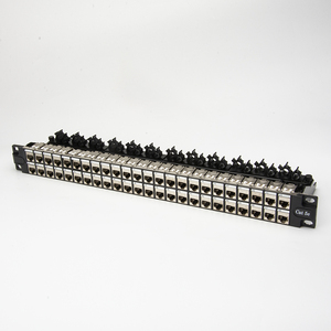 高密度1U 48端口STP FTP Cat5e Cat6 Cat6A配线架，带屏蔽梯形插孔 - Product Image 6