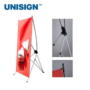 Unisign促销表X横幅背景海报按扣框架招牌铝卷起支架展示 - Product Image 3