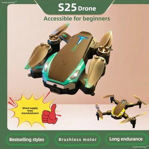 クロスボーダーS25 FPV UAVクアッドコプター新しいブラシレス障害物回避光学フローリモートコントロール航空機空中写真用 - Product Image 5