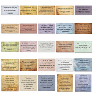 สติกเกอร์คัมภีร์ไบเบิลสร้างแรงบันดาลใจ50ชิ้นแบบอักษรอักษรของเครื่องพิมพ์ดีดโบราณสำหรับฉลากบรรจุภัณฑ์ไดอารี่ - Product Image 4