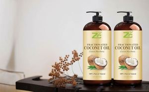 100% Pure <strong>Natural</strong> Unrefined Fractionate Castor Essential Massage Oil for Moisturizing Hair Nails Skin 200ML - Product Image 2